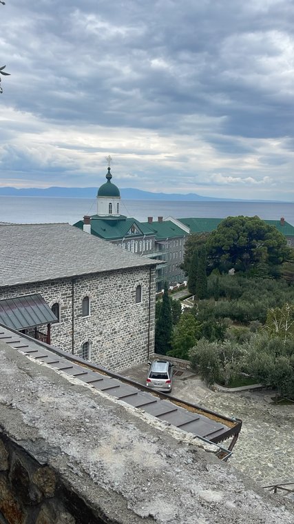 Mănăstirea Sfântului Mare Mucenic Pantelimon, văzută de sus